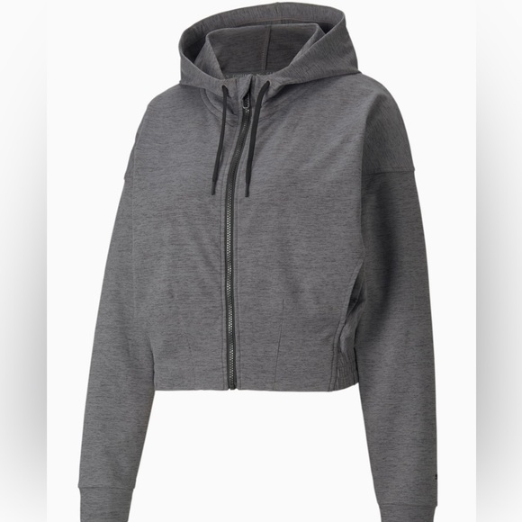 Puma Cloudspun Cropped Hoodie - Picture 1 of 4